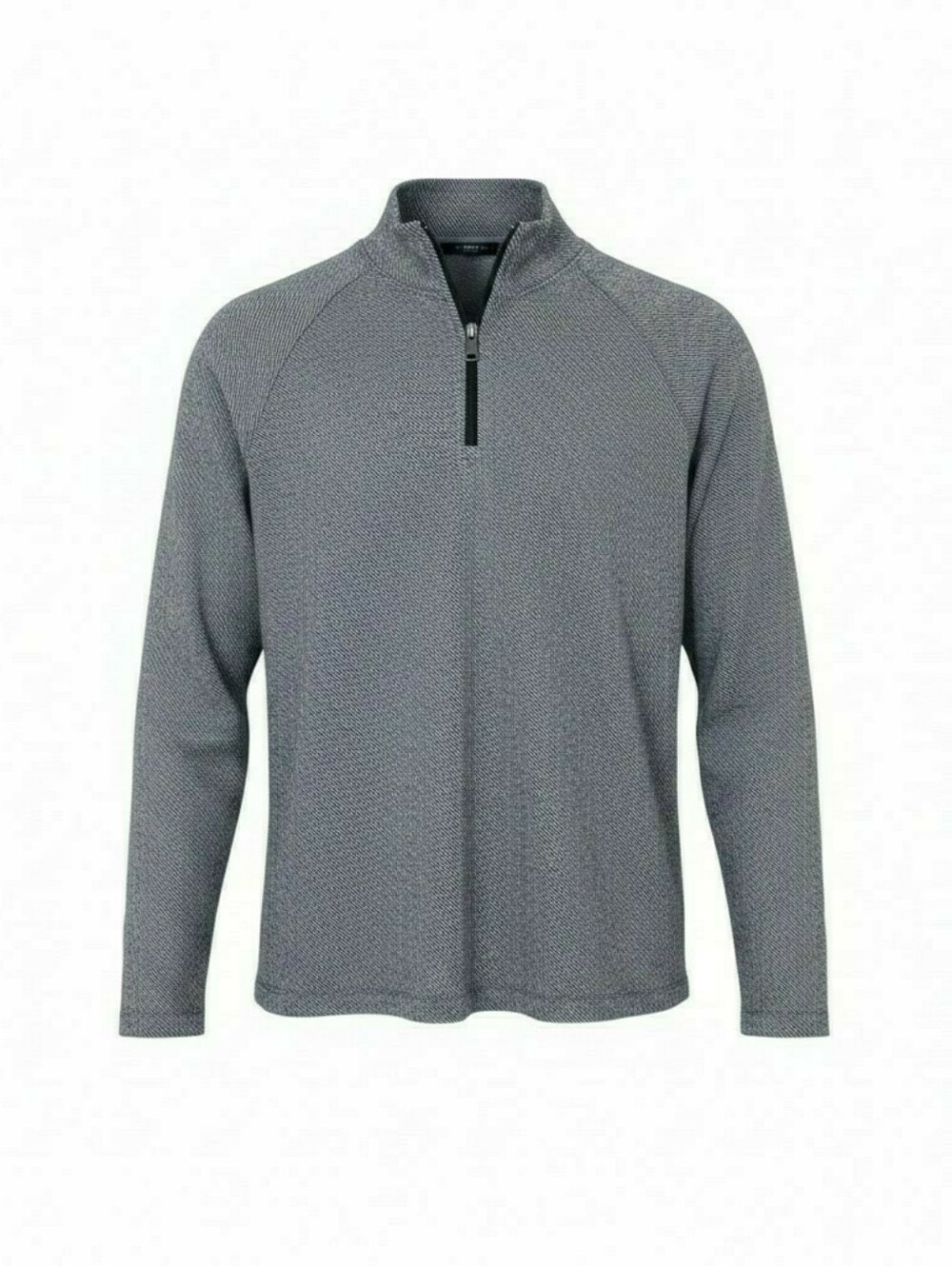 Bugatchi Men's Diagonal Pinstripe Quarter-Zip Pullover